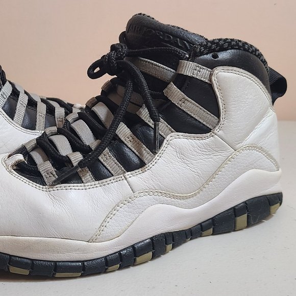 Nike Air Jordan 10 Retro Steel 2005 310805-101 Men Sz 8.5 Rare Vintage main image 8